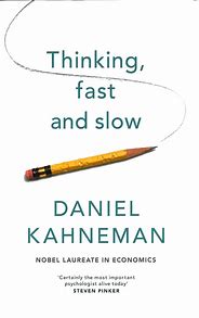 Thinking, Fast and Slow Book Cover by Daniel Kahneman